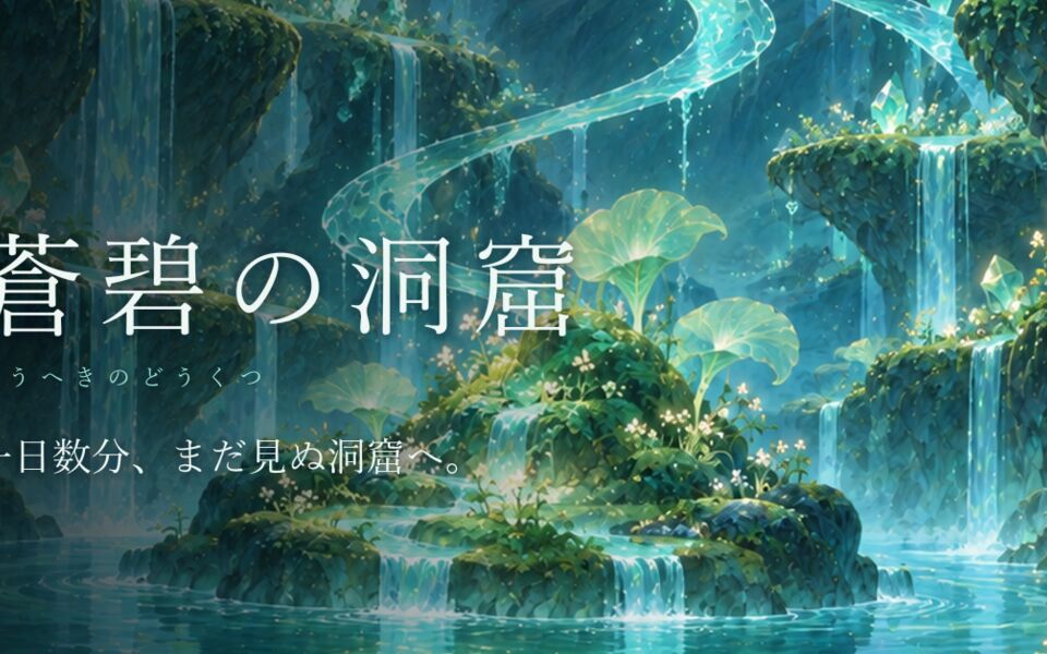 蒼碧の洞窟 のイメージ